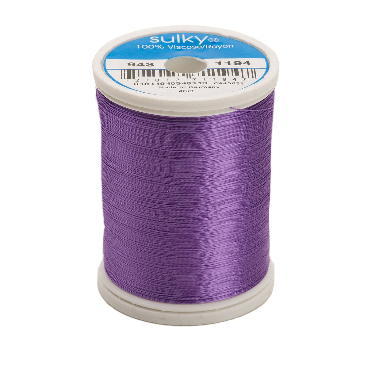 Sulky Rayon 40wt Thread 1194 Light Purple  850yd Spool