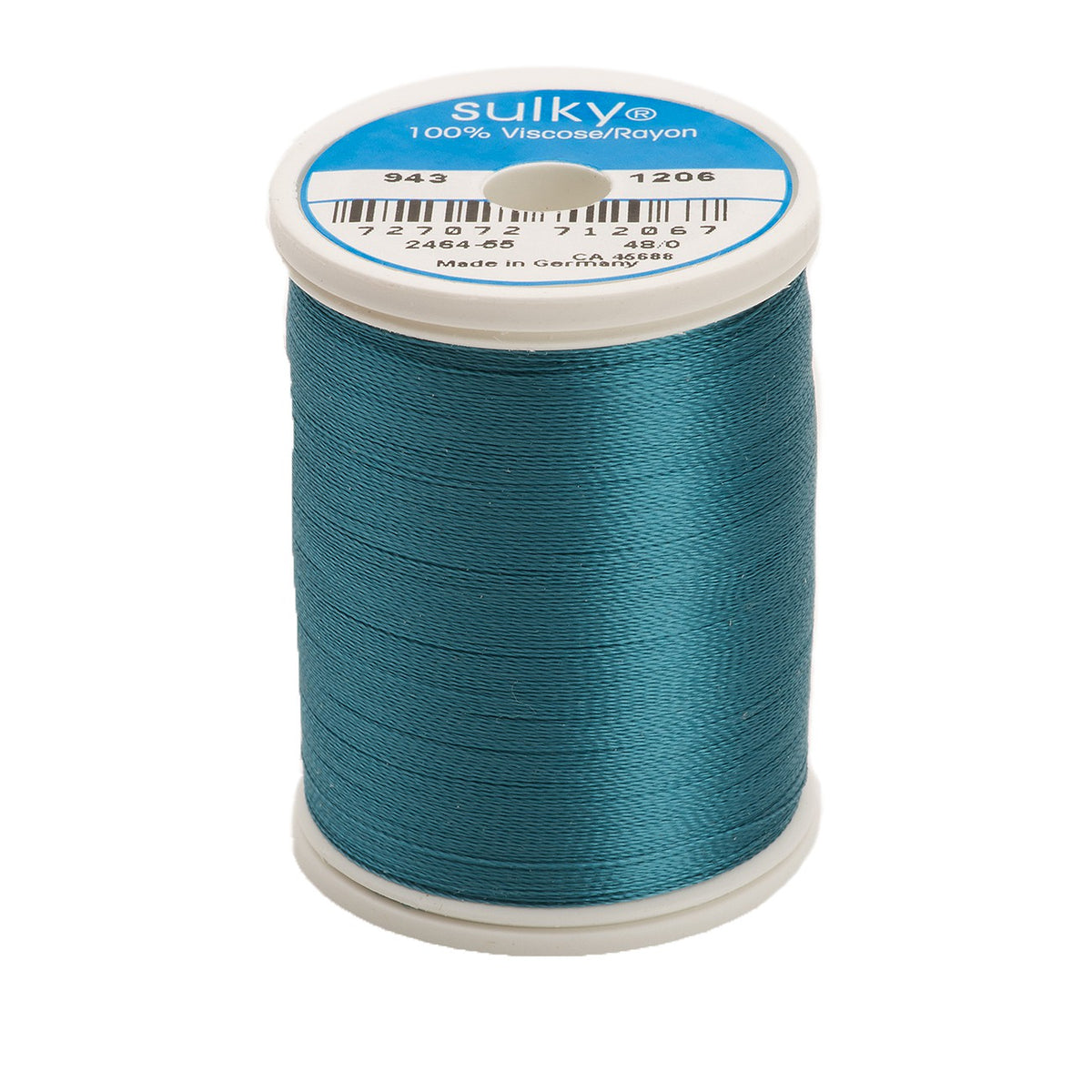 Sulky Rayon 40wt Thread 1206 Dark Jade  850yd Spool