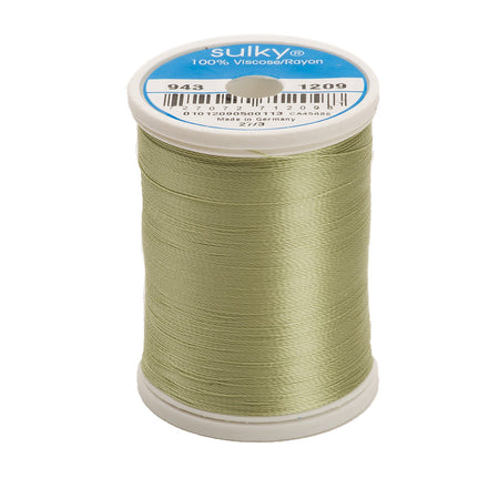 Sulky Rayon 40wt Thread 1209 Light Avocado  850yd Spool