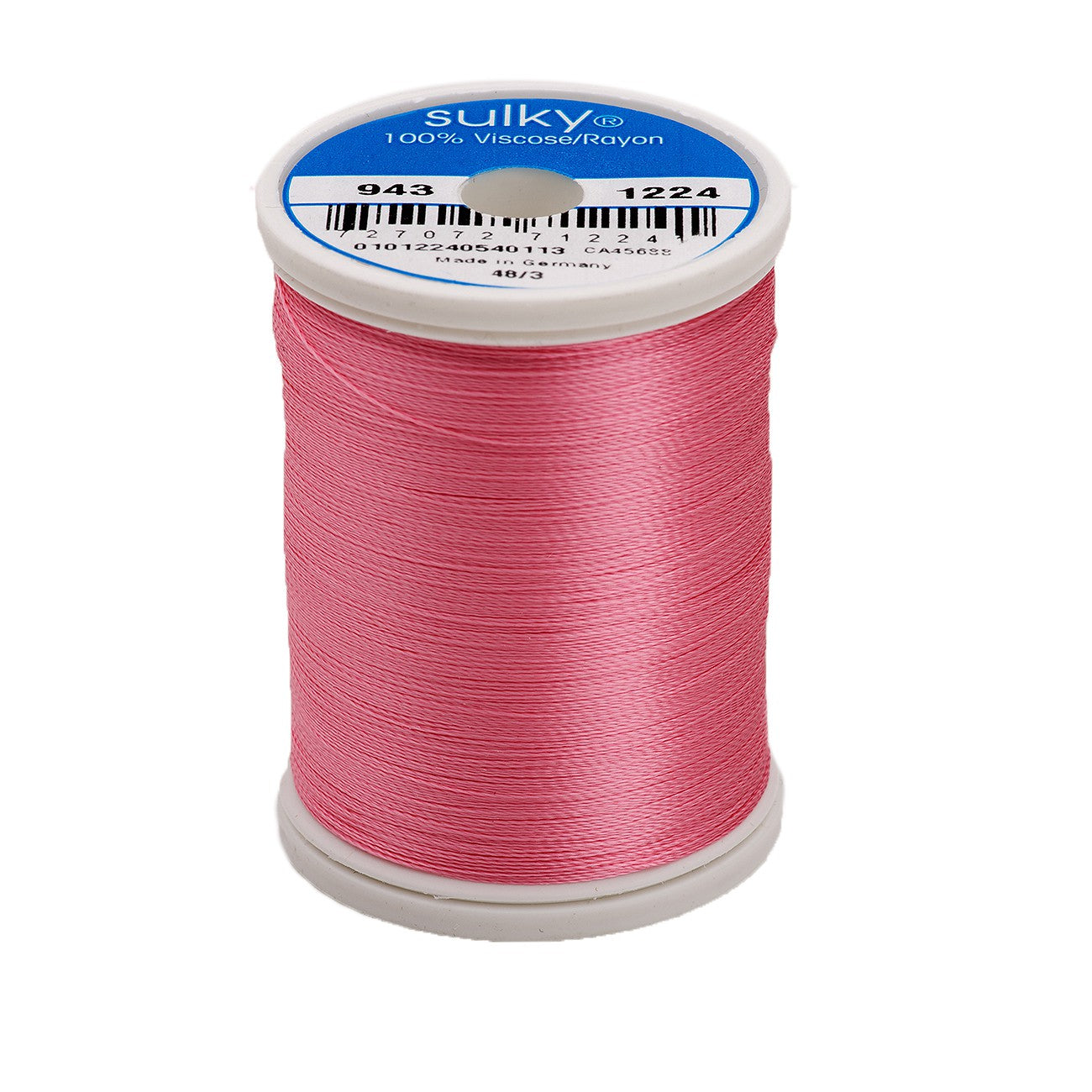 Sulky Rayon 40wt Thread 1224 Bright Pink  850yd Spool