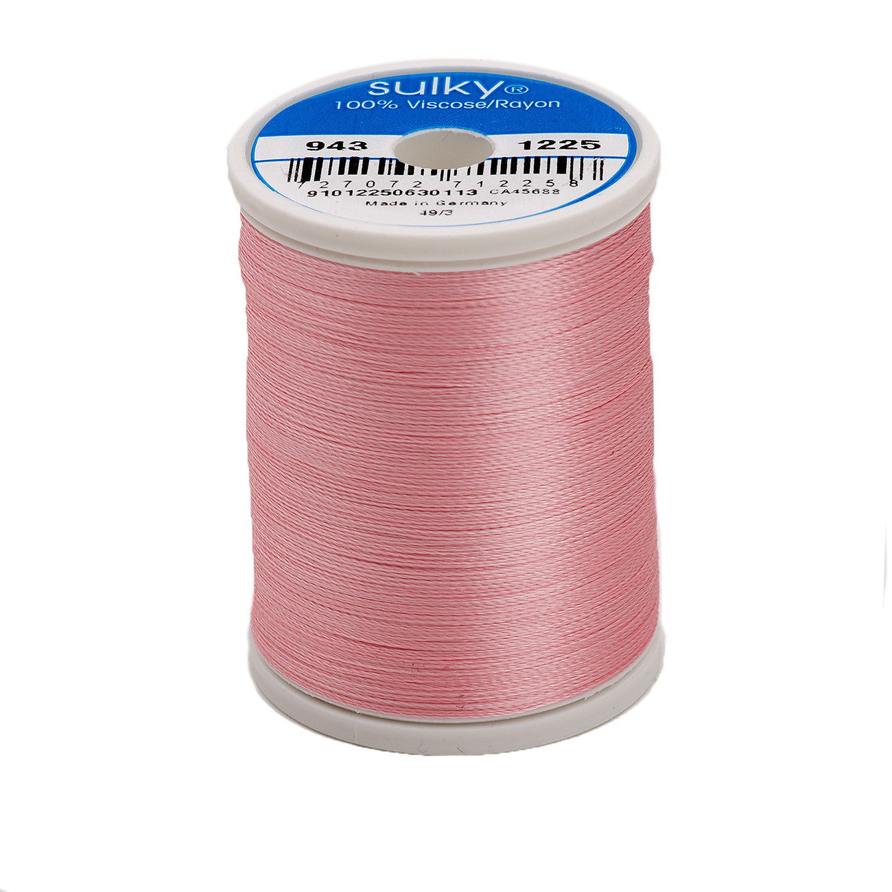 Sulky Rayon 40wt Thread 1225 Pastel Pink  850yd Spool