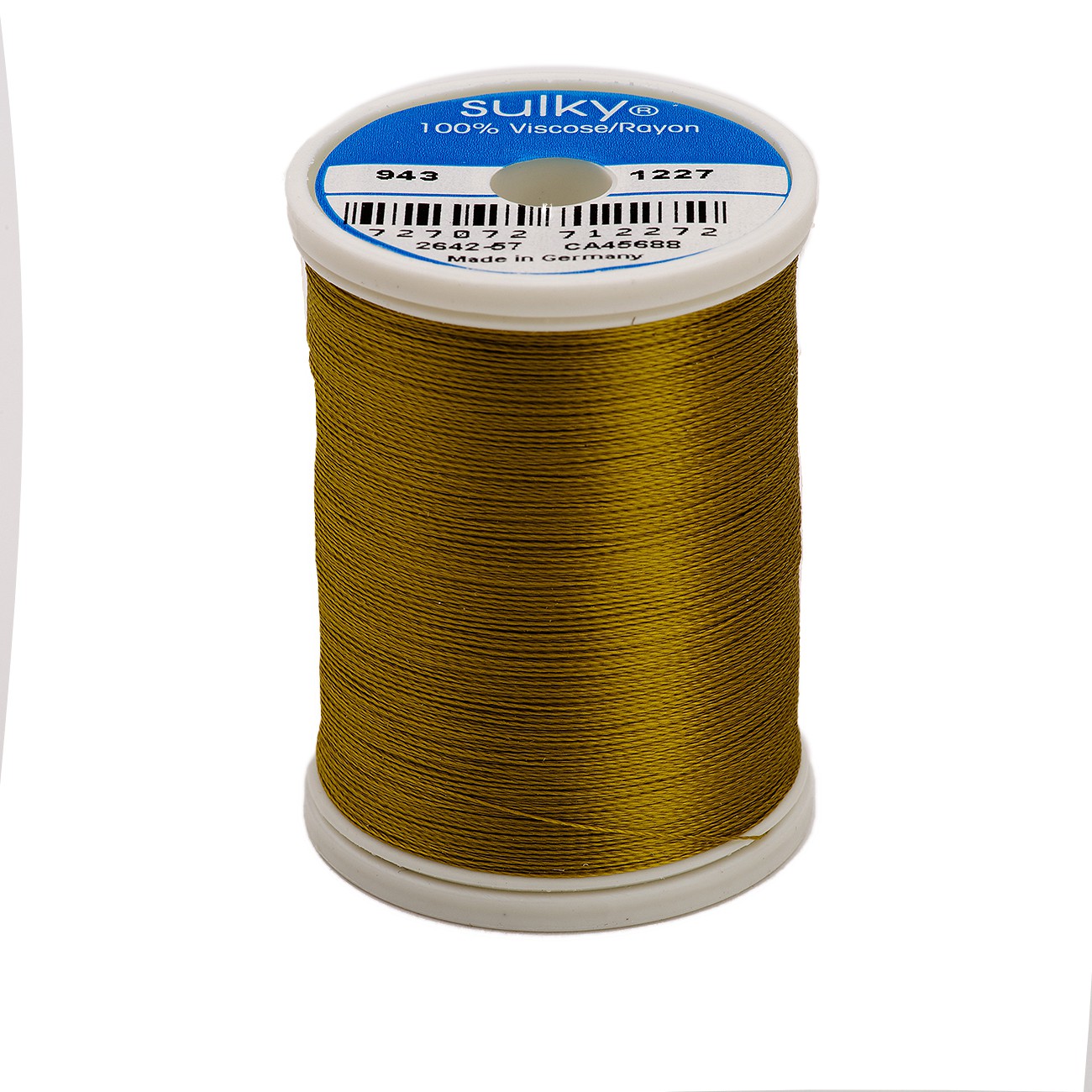 Sulky Rayon 40wt Thread 1227 Gold Green  850yd Spool