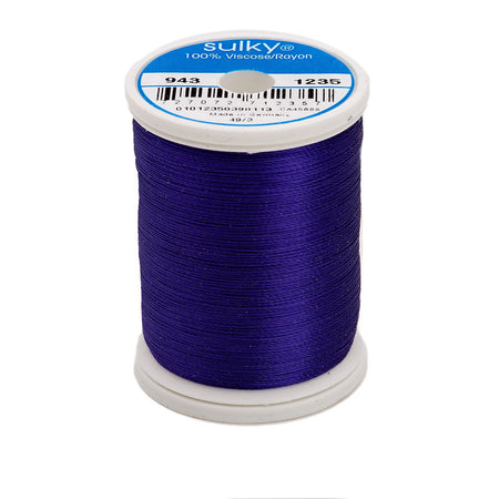 Sulky Rayon 40wt Thread 1235 Deep Purple  850yd Spool