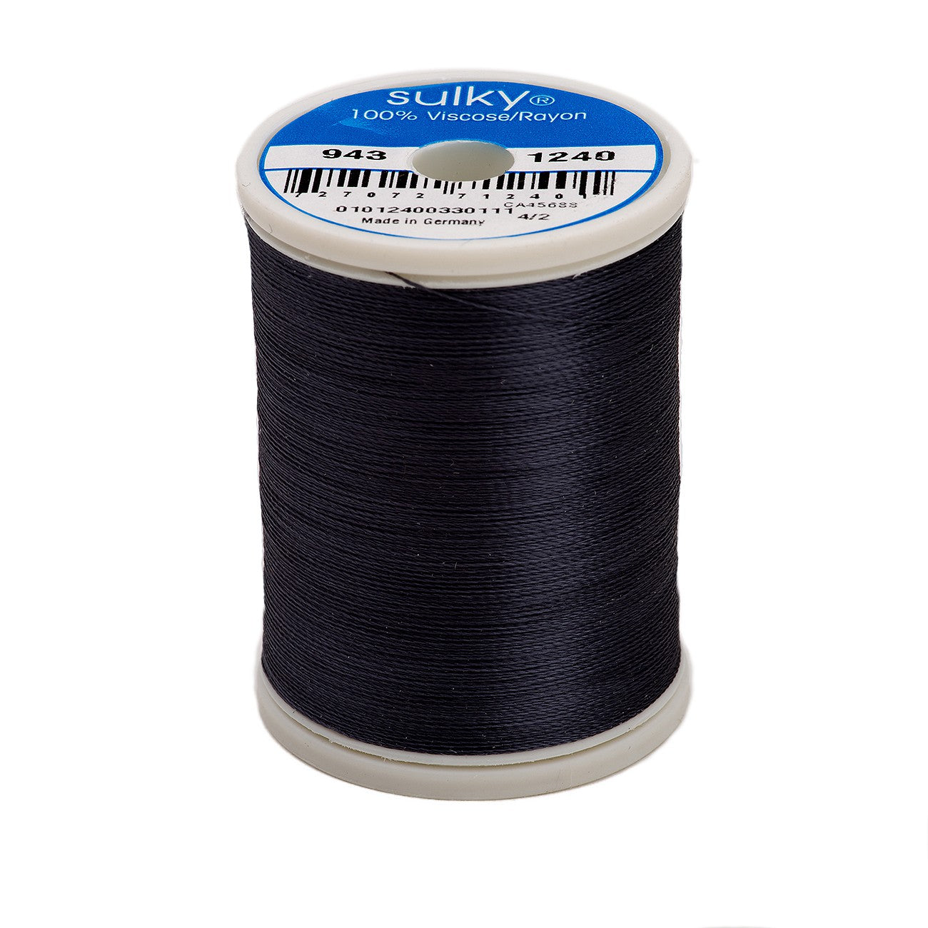 Sulky Rayon 40wt Thread 1240 Smokey Gray  850yd Spool