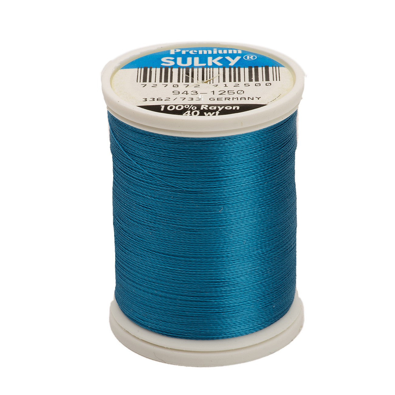 Sulky Rayon 40wt Thread 1250 Duck Wing Blue  850yd Spool