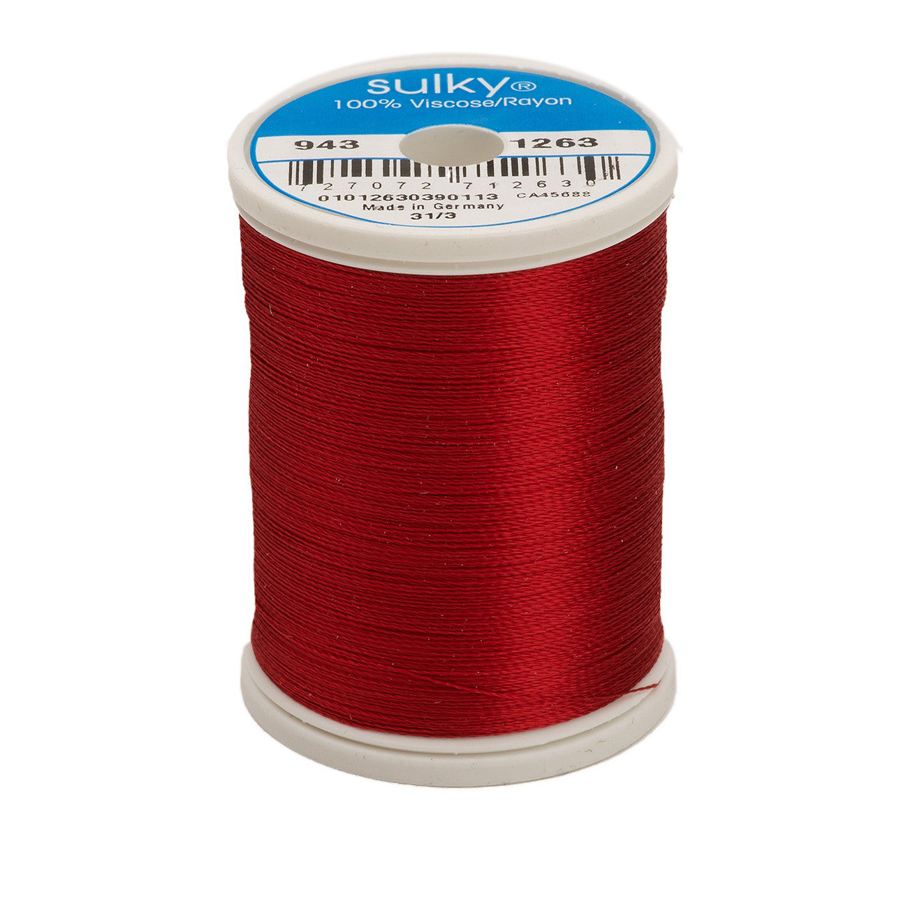 Sulky Rayon 40wt Thread 1263 Red Jubilee  850yd Spool