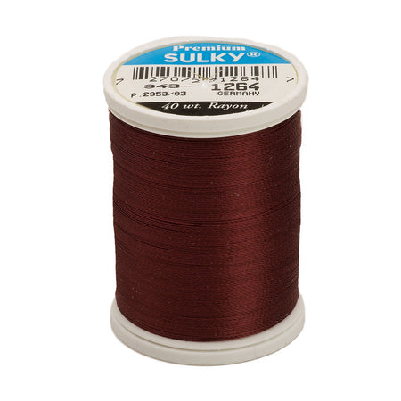 Sulky Rayon 40wt Thread 1264 Cognac  850yd Spool