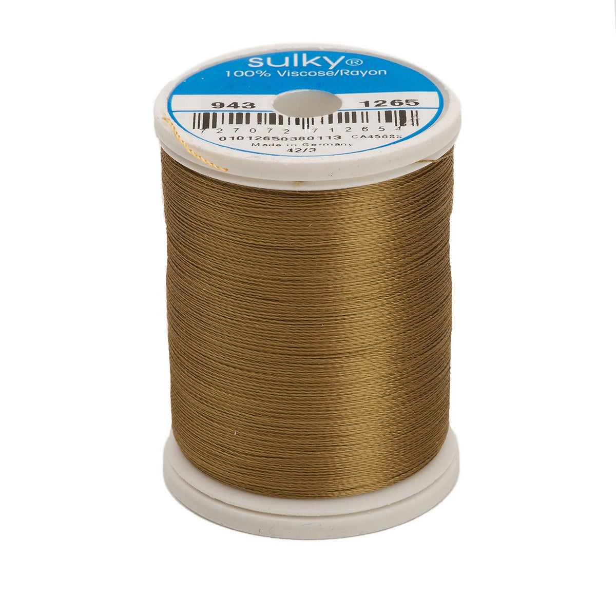 Sulky Rayon 40wt Thread 1265 Burnt Toast  850yd Spool