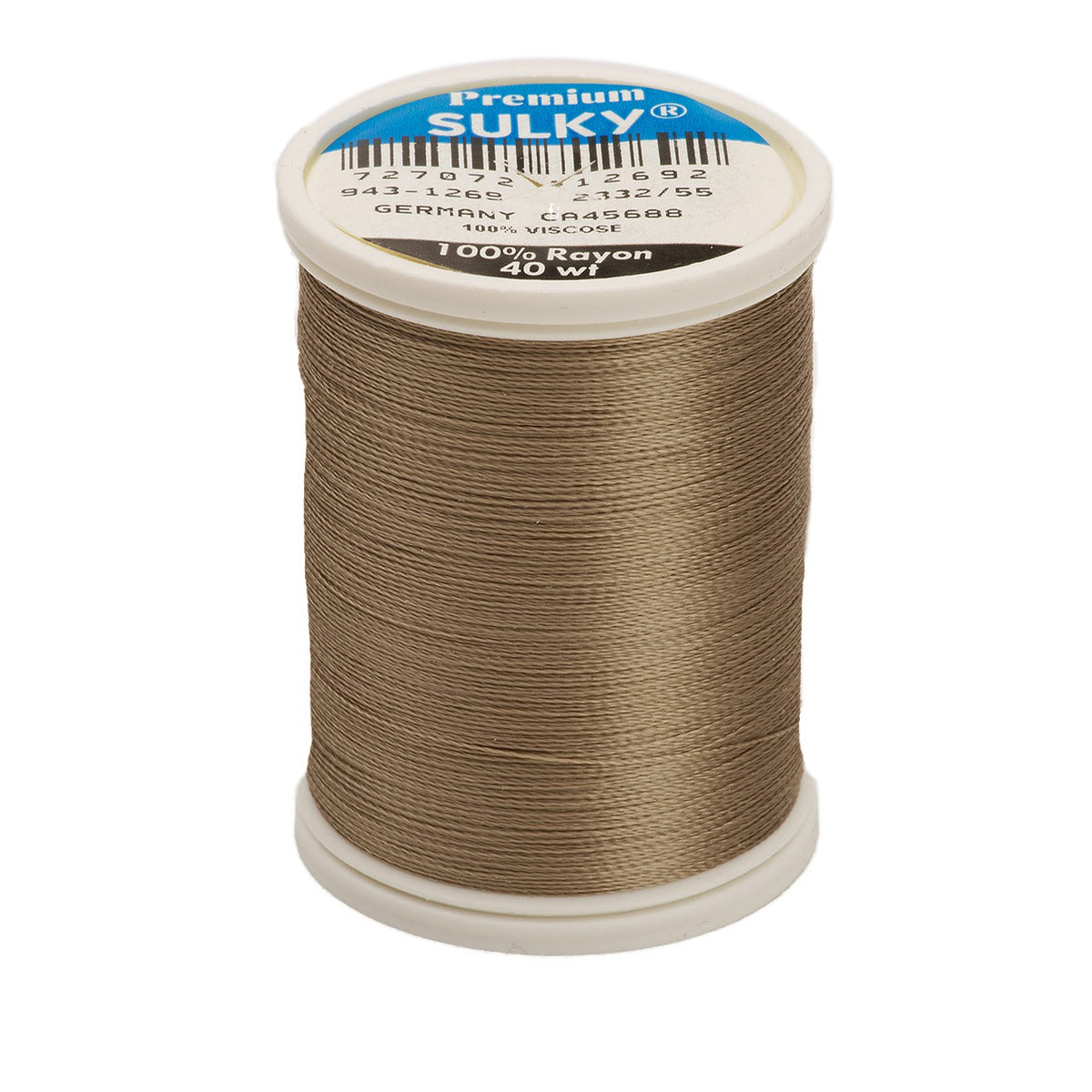 Sulky Rayon 40wt Thread 1269 Mushroom  850yd Spool