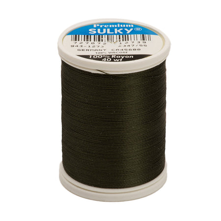 Sulky Rayon 40wt Thread 1273 Dark Forest  850yd Spool