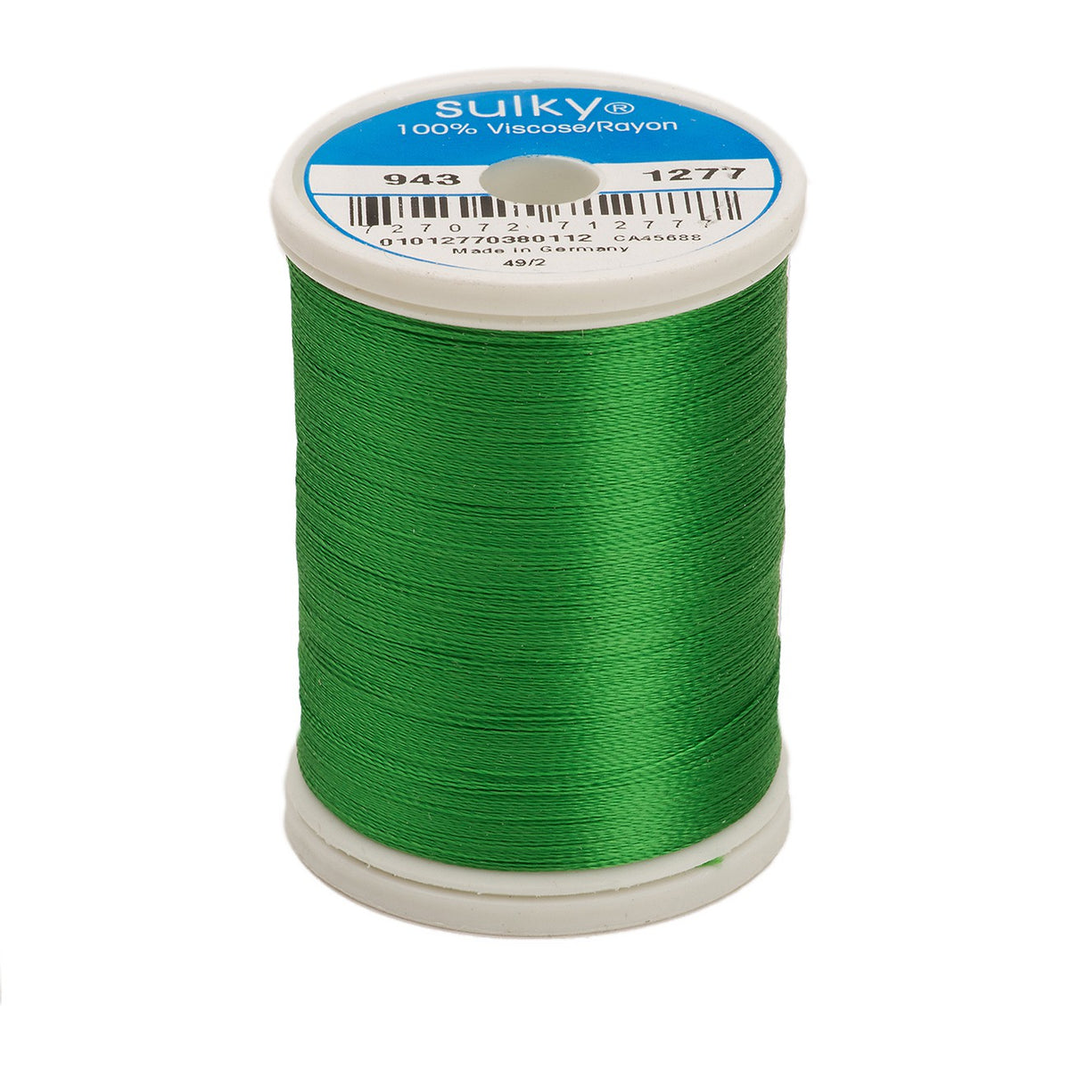 Sulky Rayon 40wt Thread 1277 Ivy Green  850yd Spool