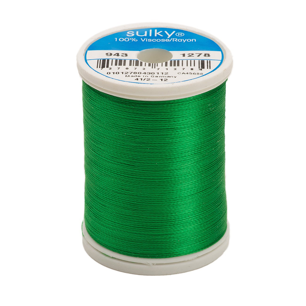 Sulky Rayon 40wt Thread 1278 Bright Green  850yd Spool