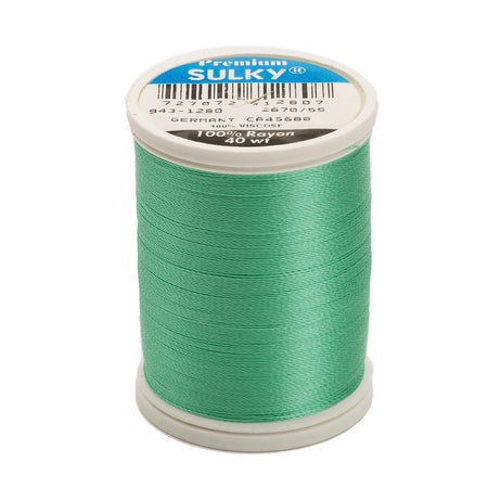 Sulky Rayon 40wt Thread 1280 Dark Willow Green  850yd Spool