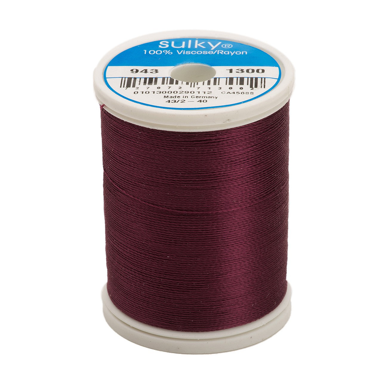 Sulky Rayon 40wt Thread 1300 Plum  850yd Spool