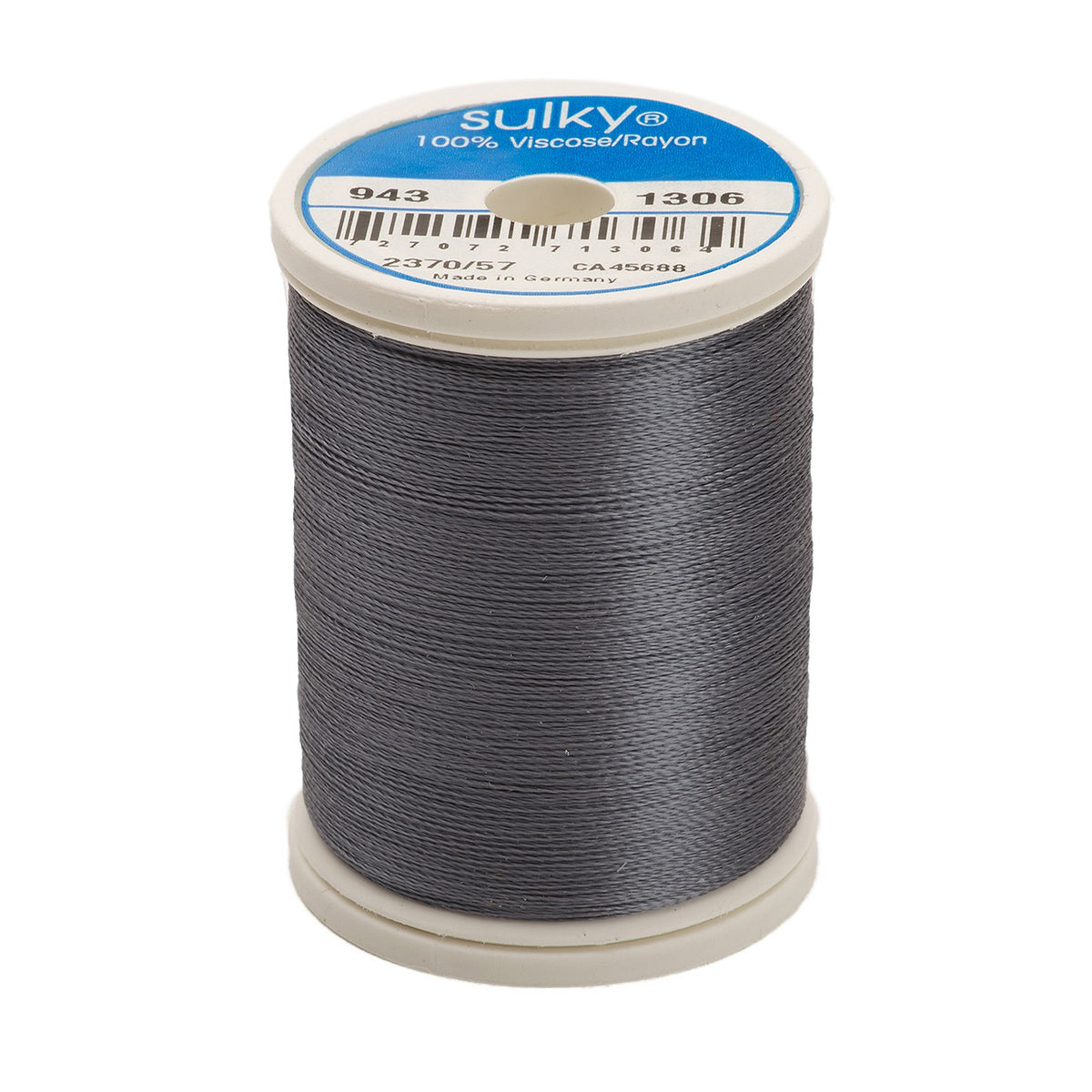 Sulky Rayon 40wt Thread 1306 Gun Metal Gray  850yd Spool