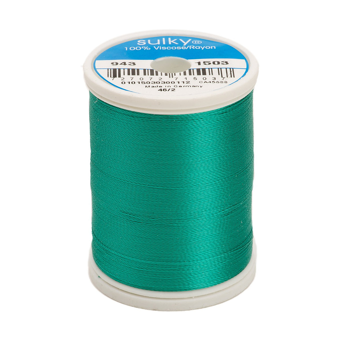 Sulky Rayon 40wt Thread 1503 Green Peacock  850yd Spool