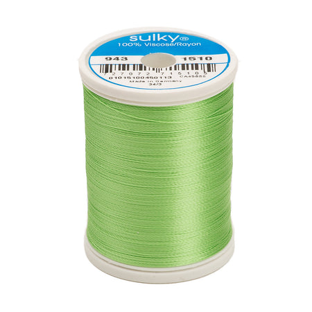 Sulky Rayon 40wt Thread 1510 Lime  850yd Spool