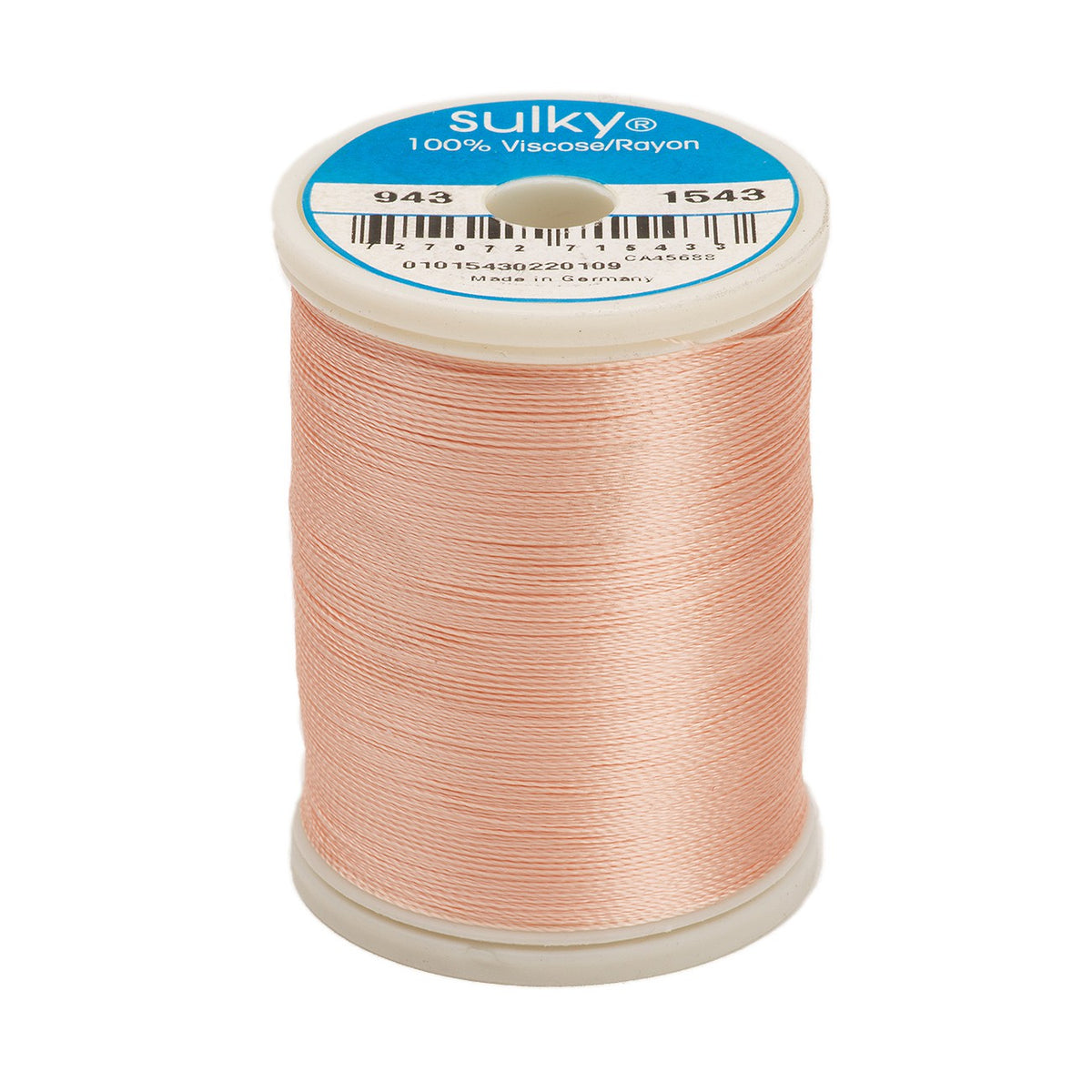 Sulky Rayon 40wt Thread 1543 Peach Fluff  850yd Spool