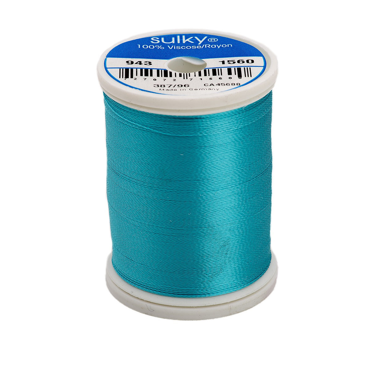 Sulky Rayon 40wt Thread 1560 Marine Aqua  850yd Spool