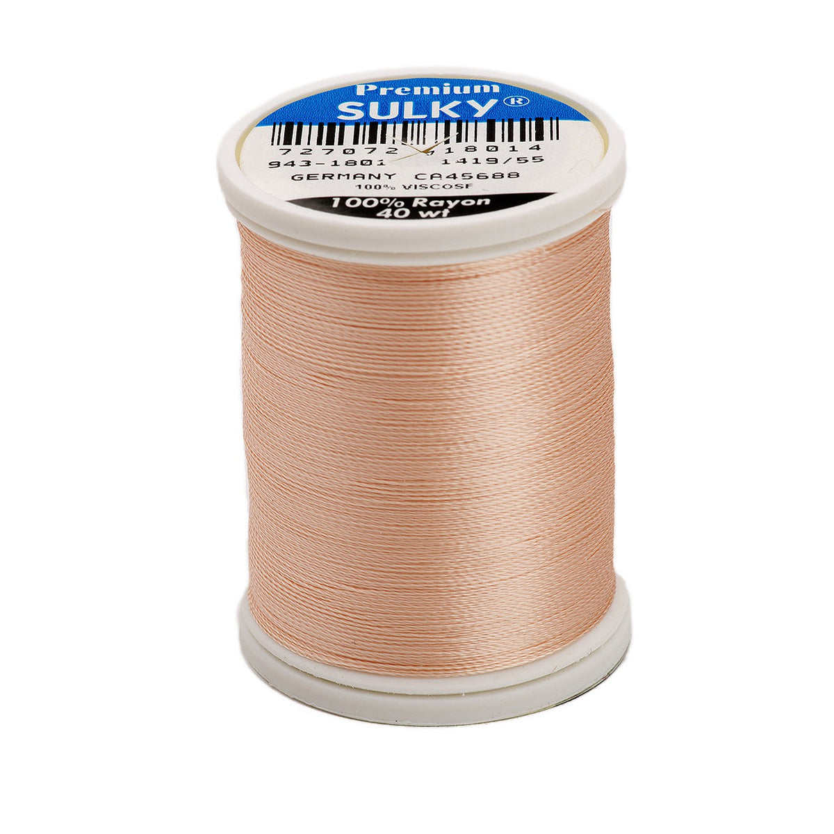 Sulky Rayon 40wt Thread 1801 Flesh  850yd Spool