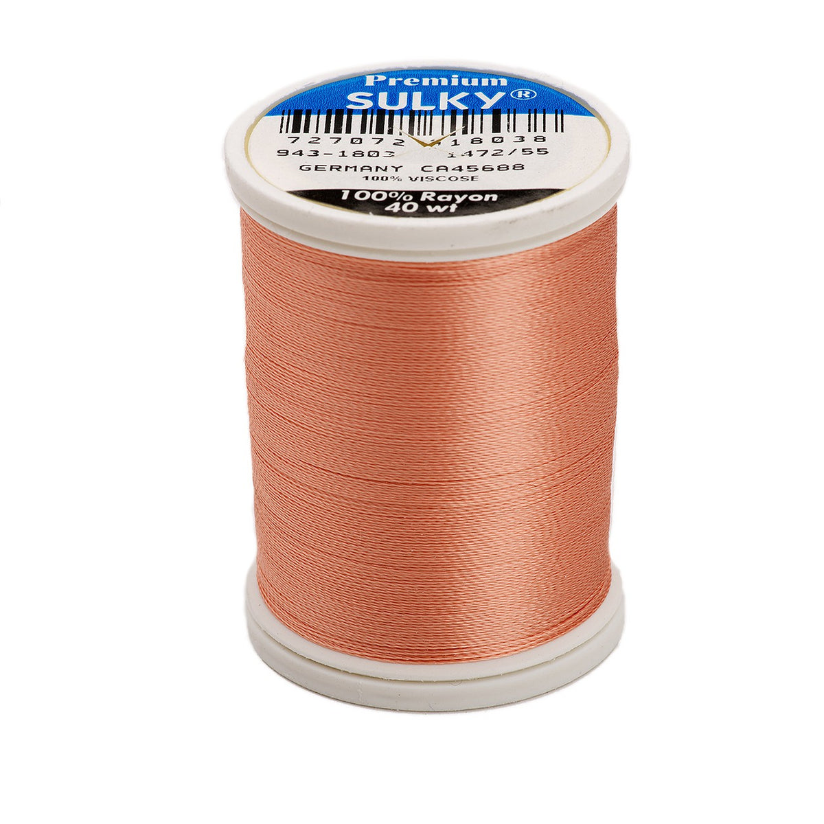 Sulky Rayon 40wt Thread 1803 Island Peach  850yd Spool