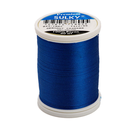 Sulky Rayon 40wt Thread 1804 Bayou Blue  850yd Spool