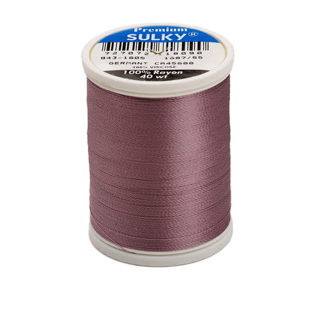 Sulky Rayon 40wt Thread 1809 Iced Mauve  850yd Spool