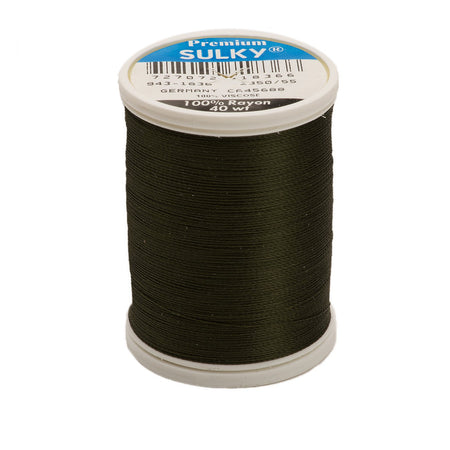 Sulky Rayon 40wt Thread 1836 Loden Green  850yd Spool