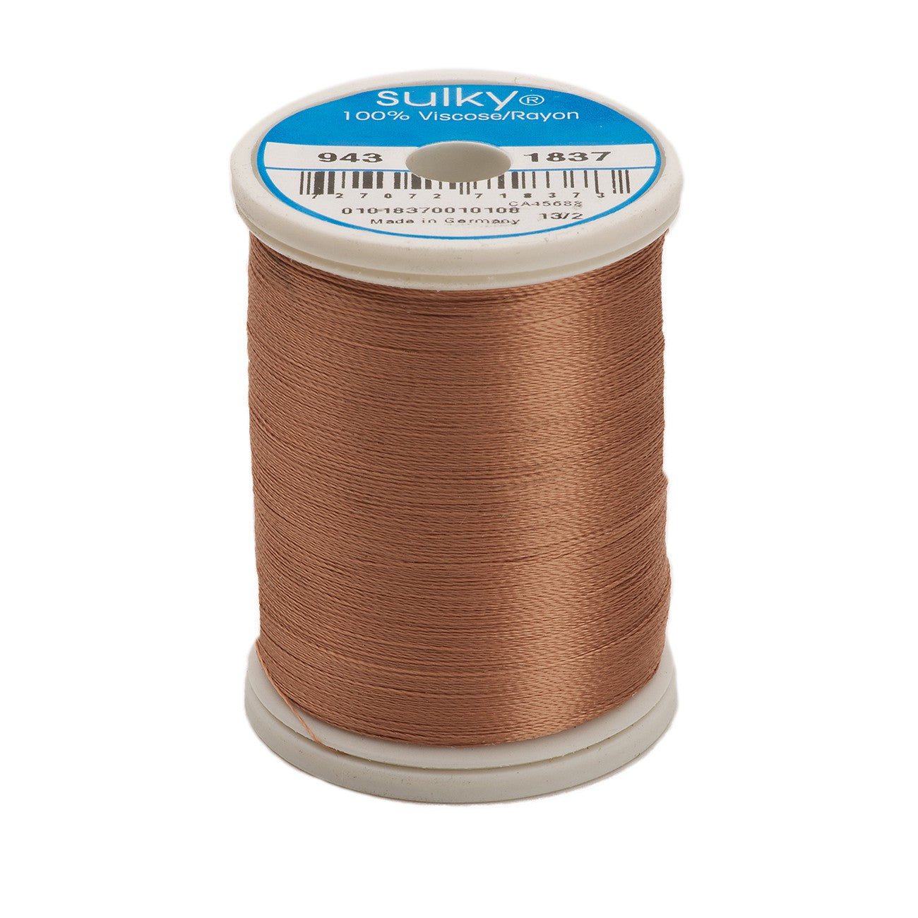 Sulky Rayon 40wt Thread 1837 Light Cocoa  850yd Spool