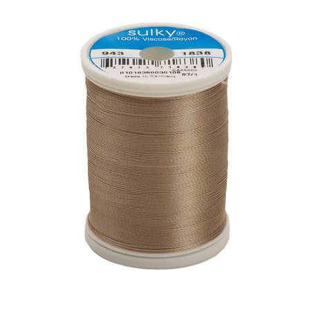 Sulky Rayon 40wt Thread 1838 Cocoa Creme  850yd Spool