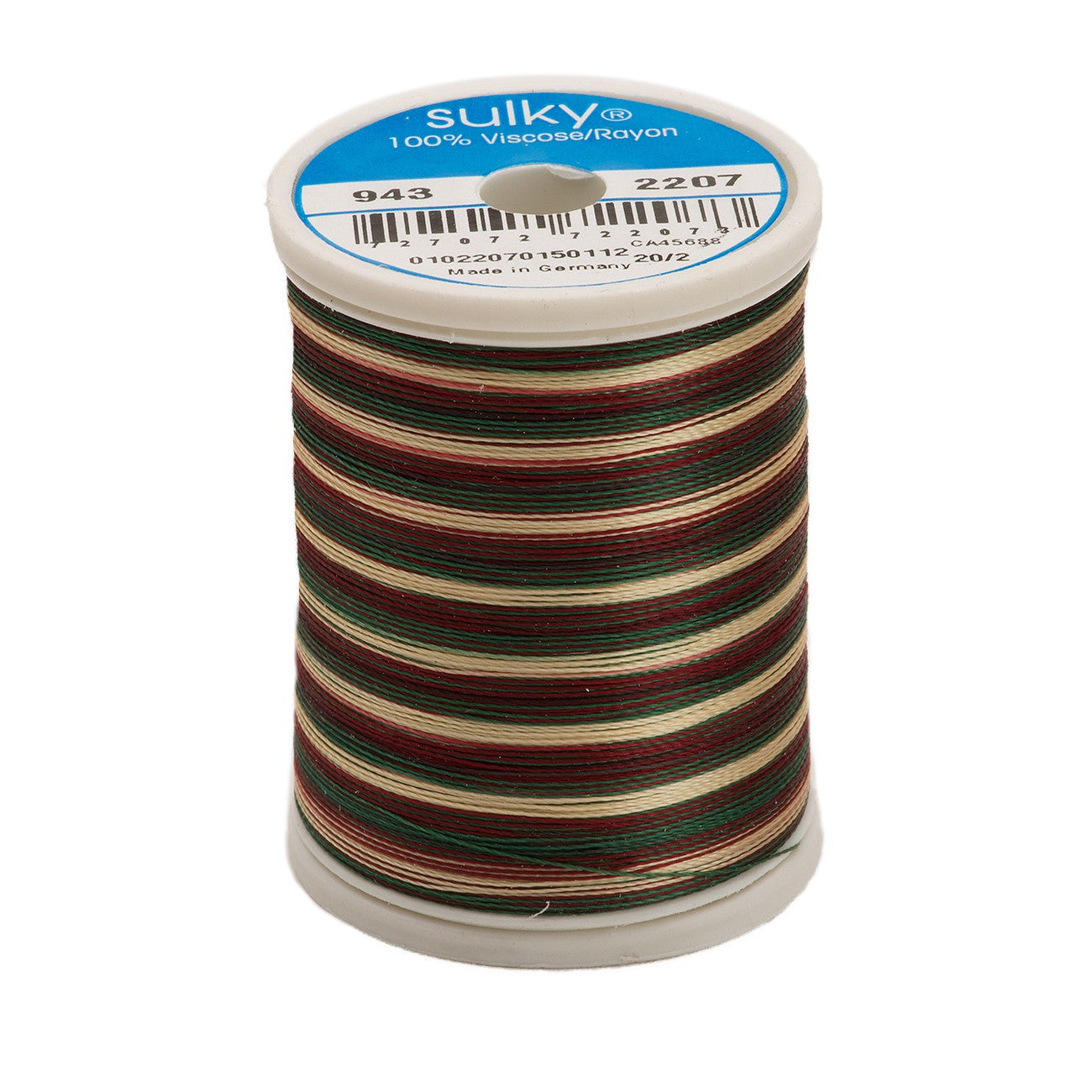 2207 Green-Burgundy-Tan - Sulky Variegated 40wt Rayon Thread – Red Rock ...