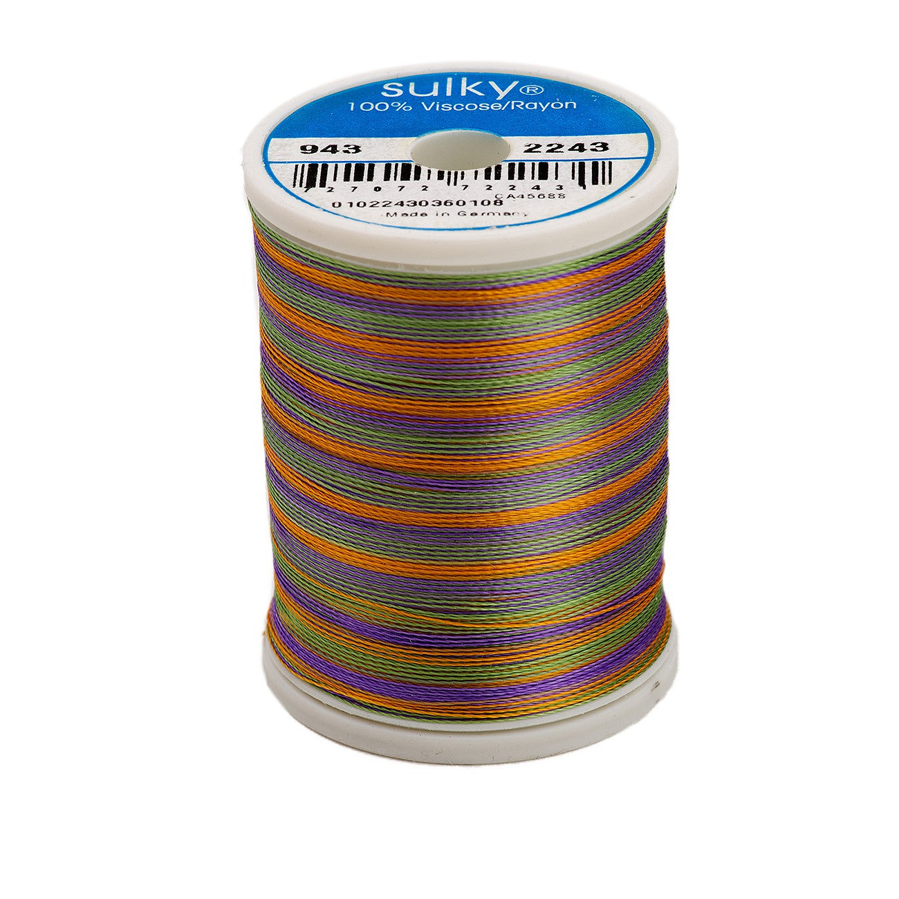 2243 Green-Purple-Gold - Sulky Variegated 40wt Rayon Thread – Red Rock ...