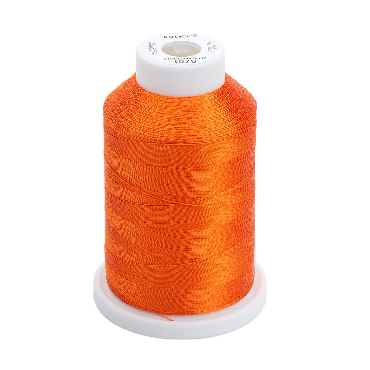 Sulky Rayon 40wt Thread 1078 Tangerine  1500yd Spool