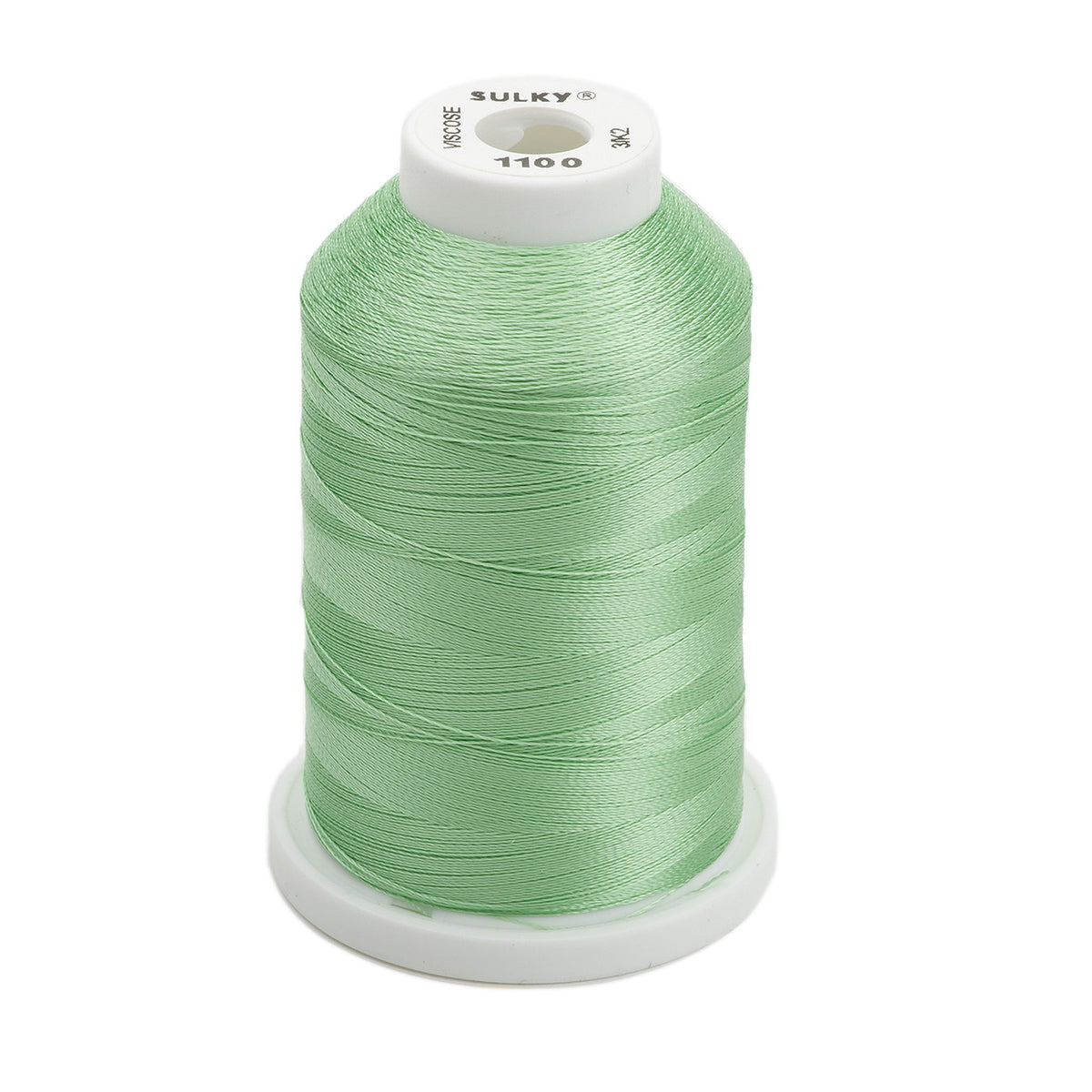 Sulky Rayon 40wt Thread 1100 Light Grass Green  1500yd Spool