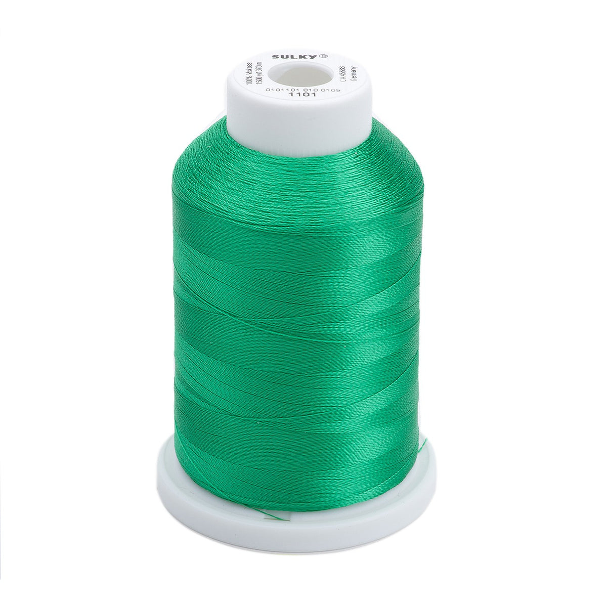 Sulky Rayon 40wt Thread 1101 True Green  1500yd Spool