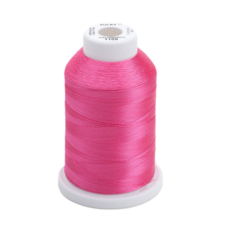 Sulky Rayon 40wt Thread 1109 Hot Pink  1500yd Spool