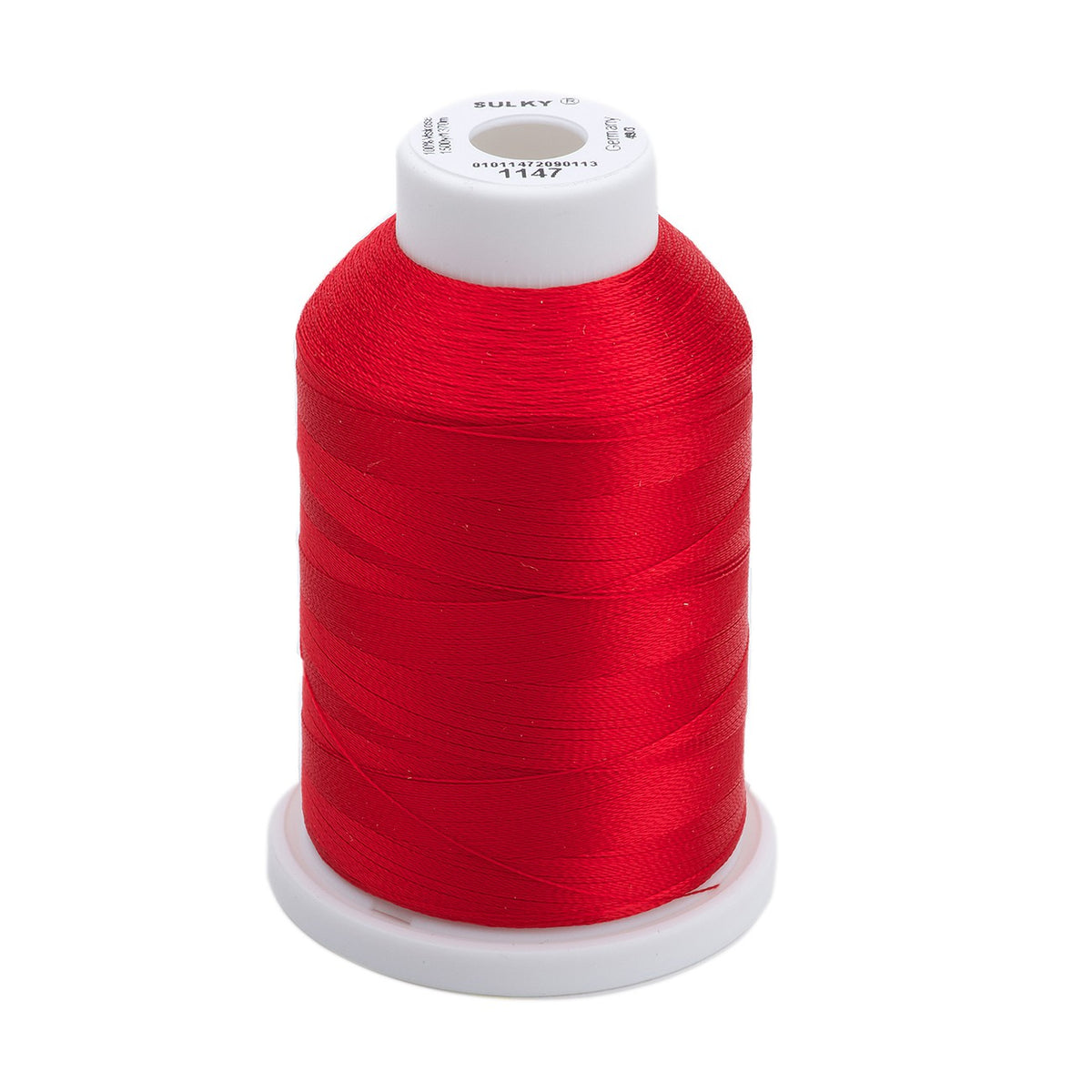 Sulky Rayon 40wt Thread 1147 Xmas Red  1500yd Spool