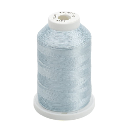 Sulky Rayon 40wt Thread 1151 Powder Blue Tint  1500yd Spool