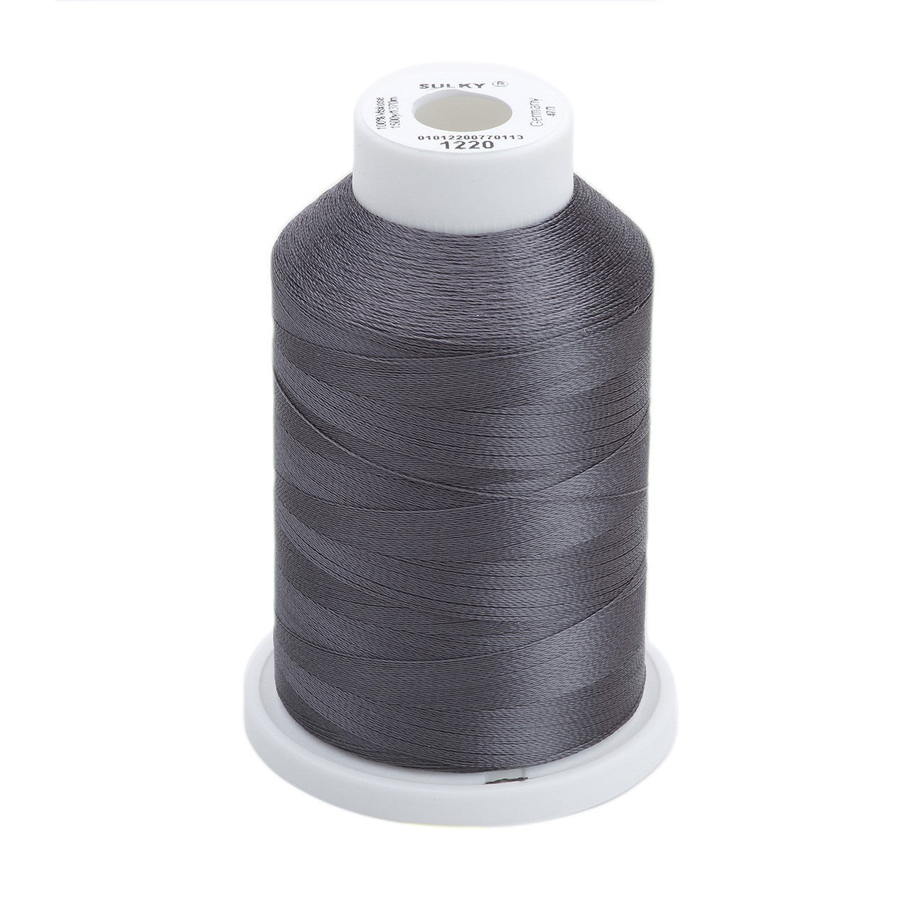 Sulky Rayon 40wt Thread 1220 Charcoal Gray  1500yd Spool