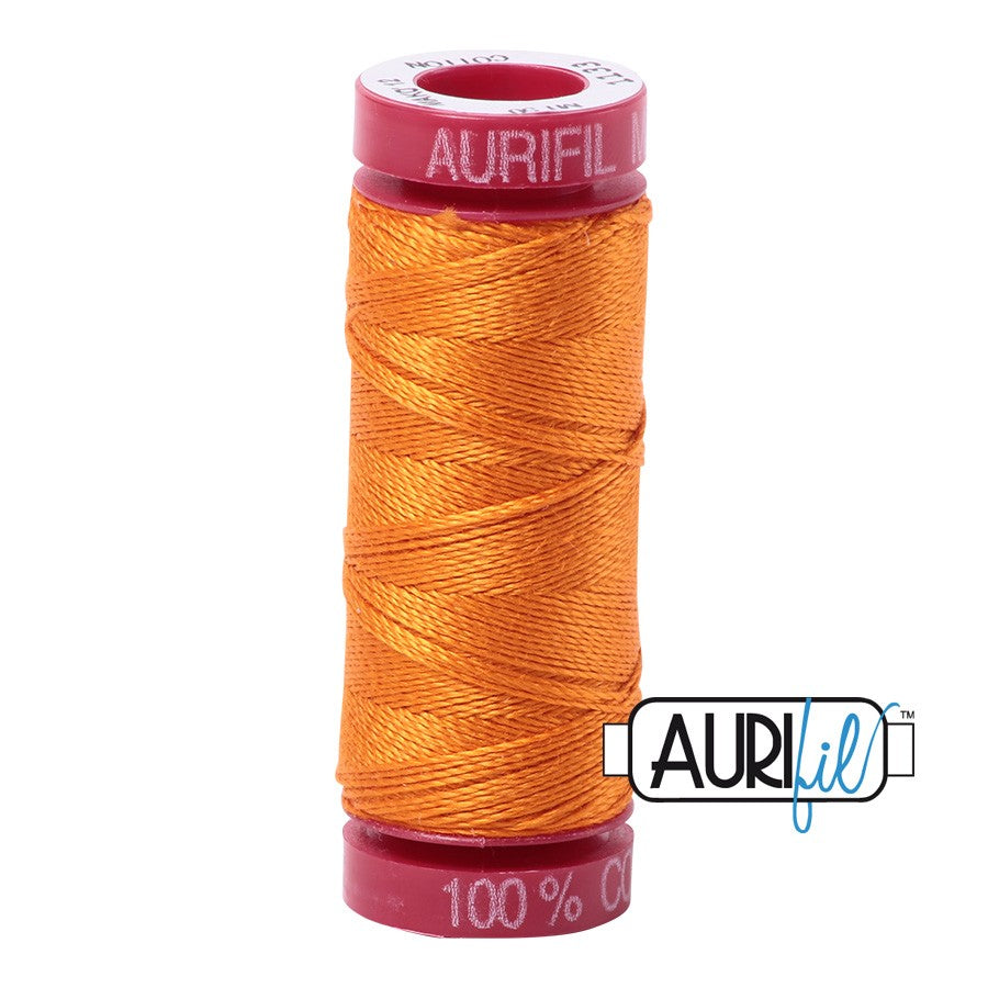 1133 Bright Orange  - Aurifil 12wt Thread 54yd/50m