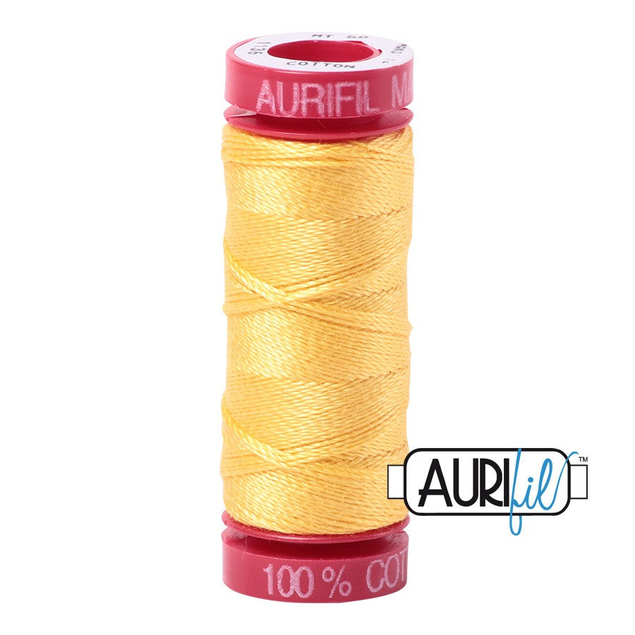 1135 Pale Yellow  - Aurifil 12wt Thread 54yd/50m