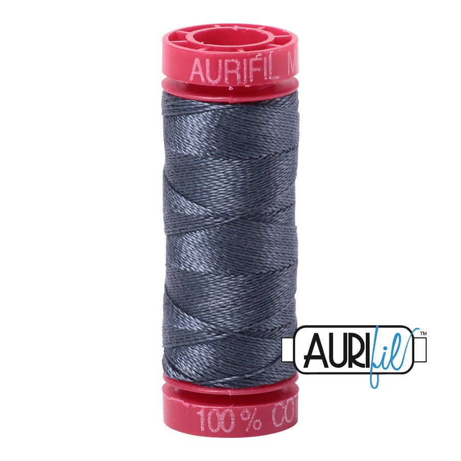 1158 Medium Grey  - Aurifil 12wt Thread 54yd/50m
