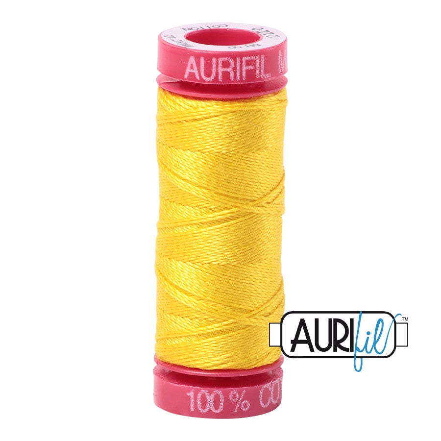 2120 Canary  - Aurifil 12wt Thread 54yd/50m