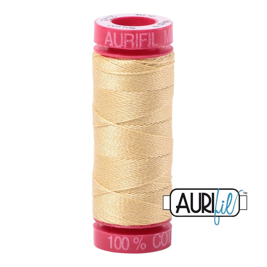 2125 Wheat  - Aurifil 12wt Thread 54yd/50m
