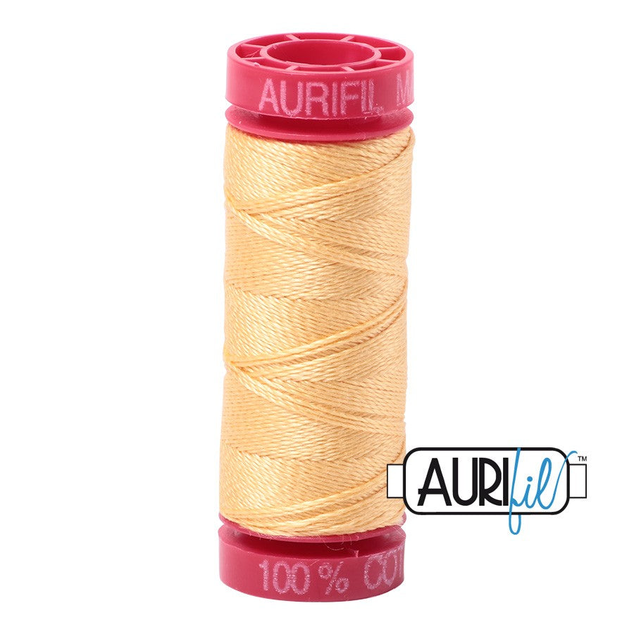 2130 Medium Butter  - Aurifil 12wt Thread 54yd/50m