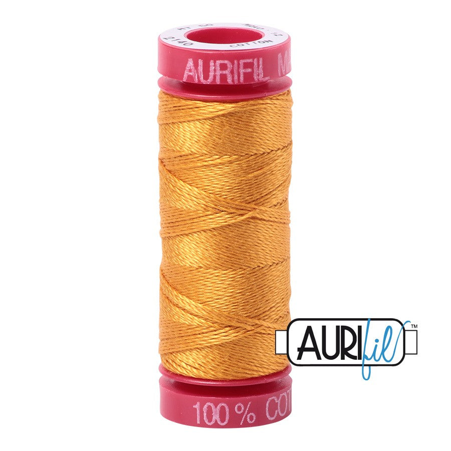 2140 Mustard  - Aurifil 12wt Thread 54yd/50m