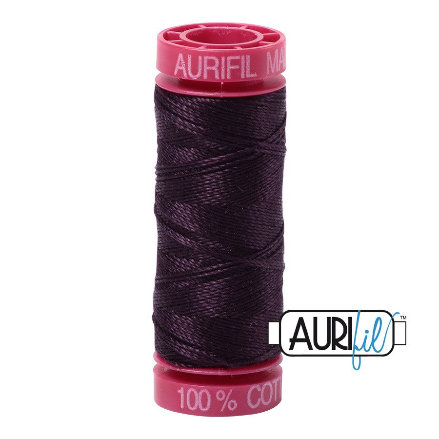 2570 Aubergine  - Aurifil 12wt Thread 54yd/50m