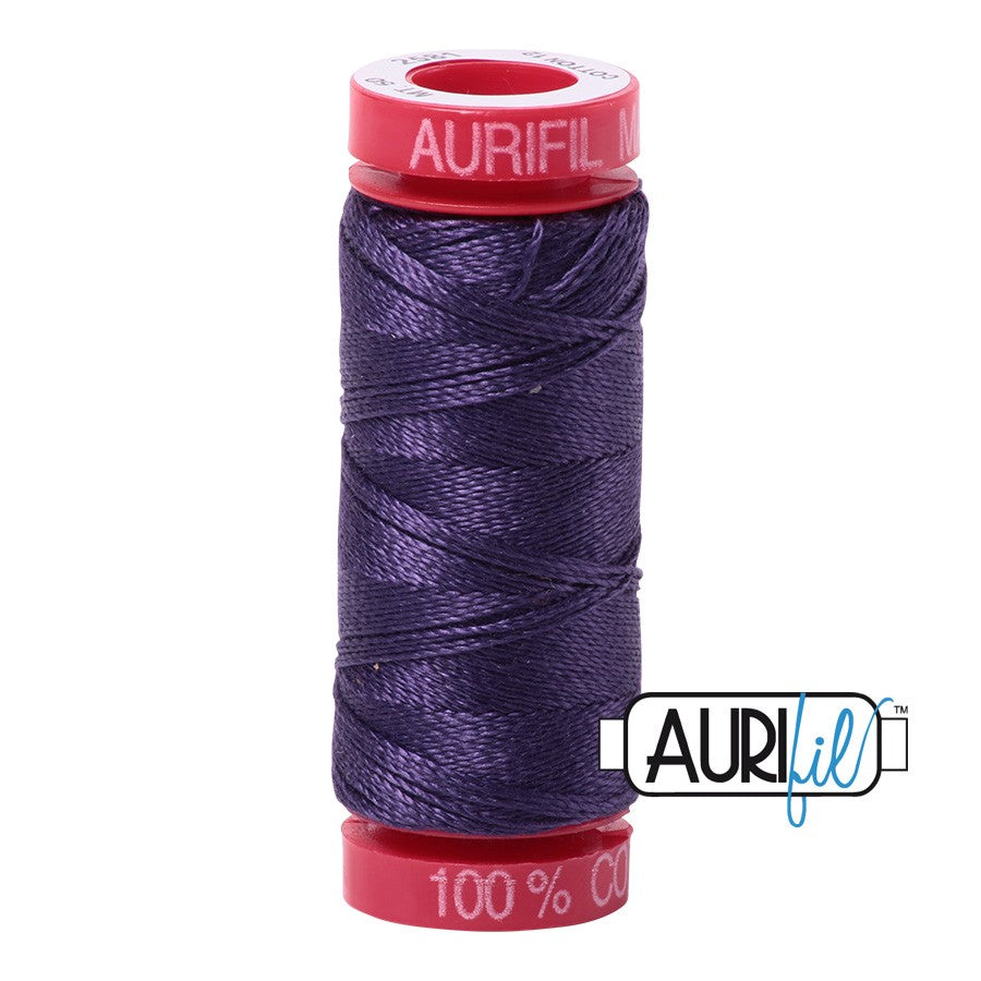 2581 Dark Dusty Grape  - Aurifil 12wt Thread 54yd/50m