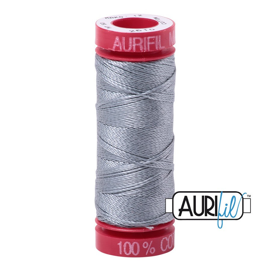 2610 Light Blue Grey  - Aurifil 12wt Thread 54yd/50m