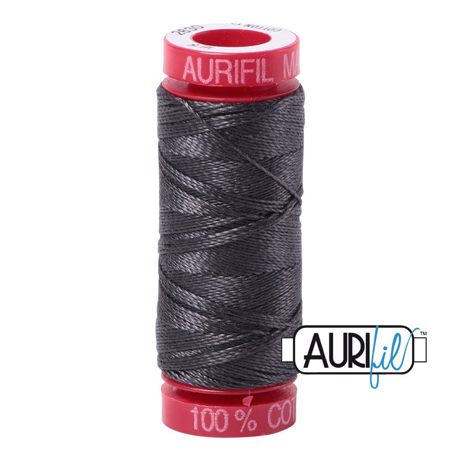 2630 Pewter  - Aurifil 12wt Thread 54yd/50m